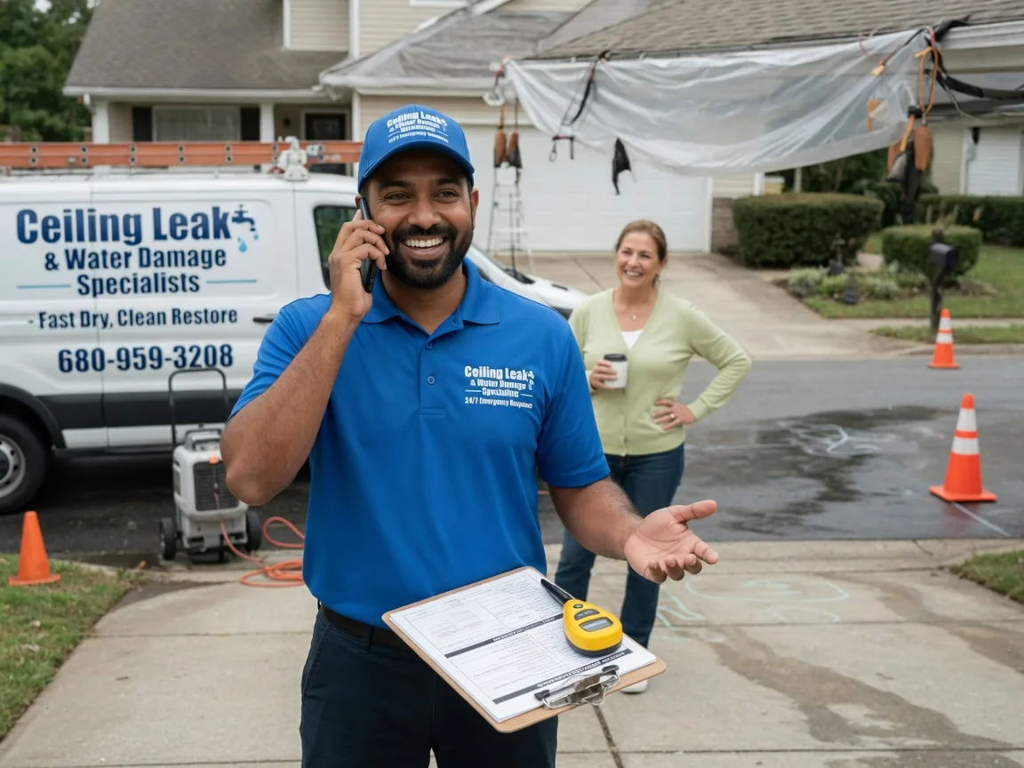 Ceiling Leak Cleanup Roland, IA FAQs